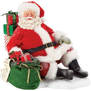 Quick Nap - Santa Christmas Figurine by Possible Dreams