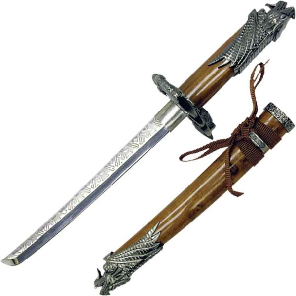 Brown Samurai Dragon Letter Opener