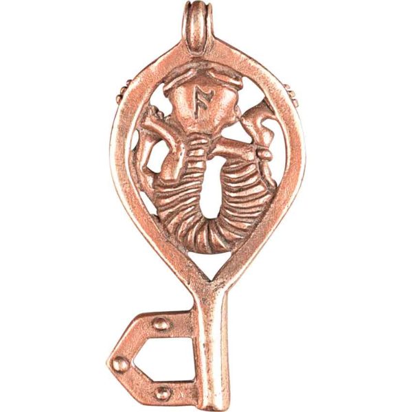 Bronze Key Pendant