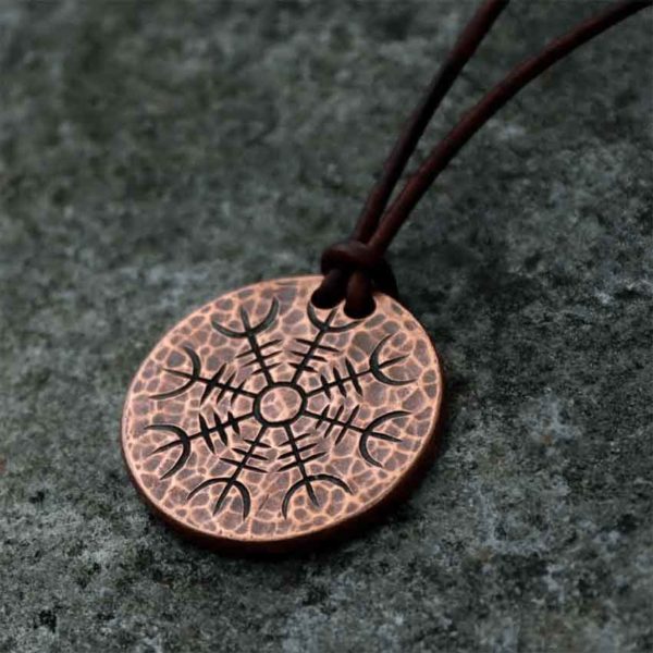 Helm of Awe Copper Necklace