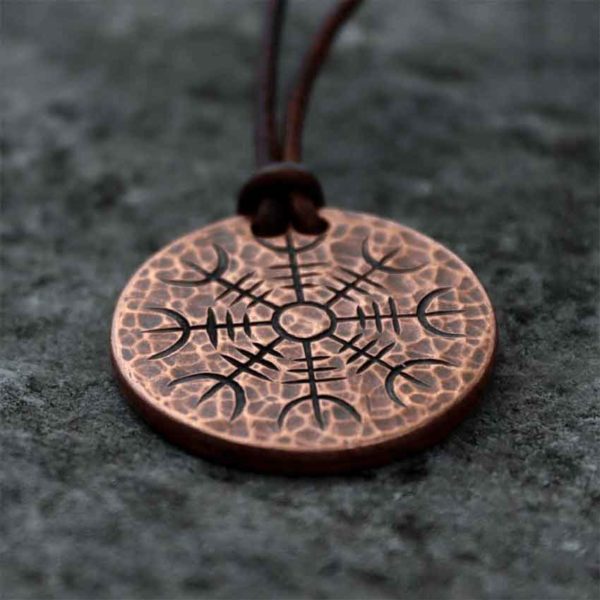 Helm of Awe Copper Necklace