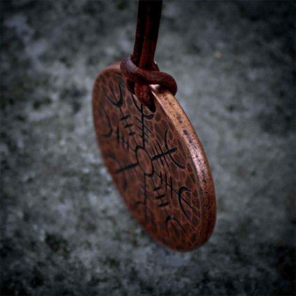 Helm of Awe Copper Necklace