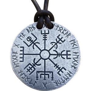 Vegvisir Norse Silver Necklace