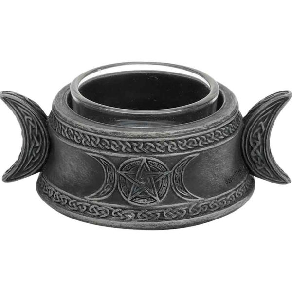 Triple Goddess Tealight Candle Holder