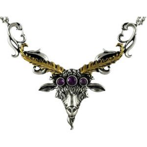 Bacchanalia Goat Necklace