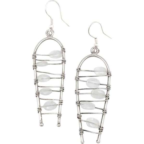 Wrapped Moonstone Fantasy Earrings