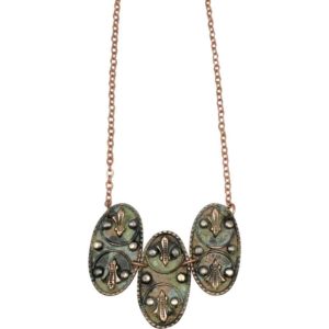 Forest Patina Fleur Medieval Necklace