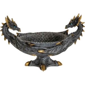 Dual Dragon Decorative Bowl