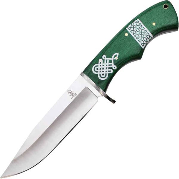 Celtic Green Hunting Knife