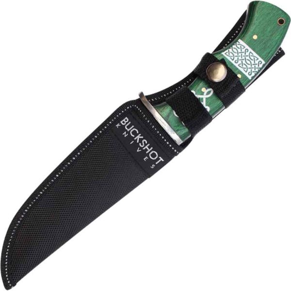 Celtic Green Hunting Knife