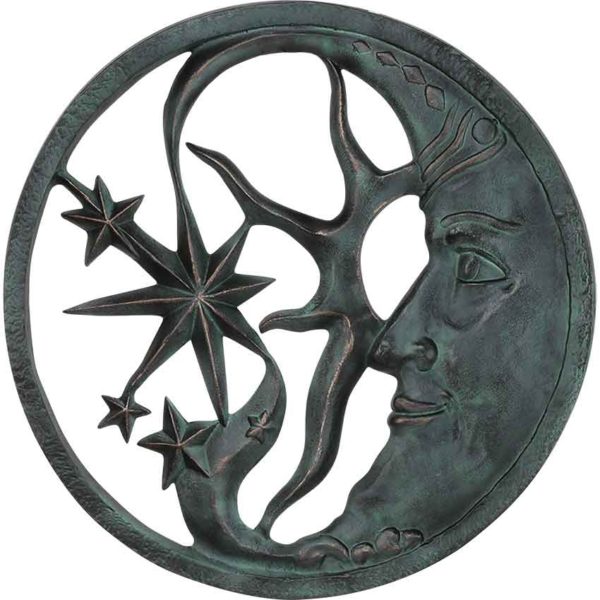 Moon and Star Wall Plaque