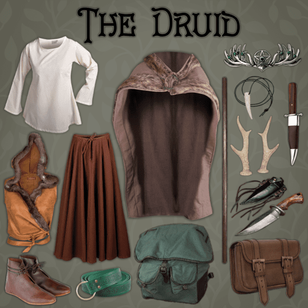 How to Dress as a Dungeons and Dragons Druid - Medieval Collectibles