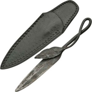 Forged Leaf Knife with Sheath