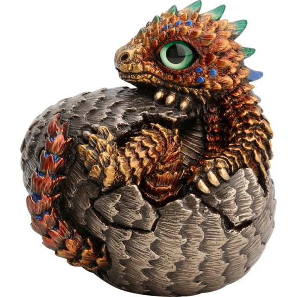 Scaly Dragon Baby Statue