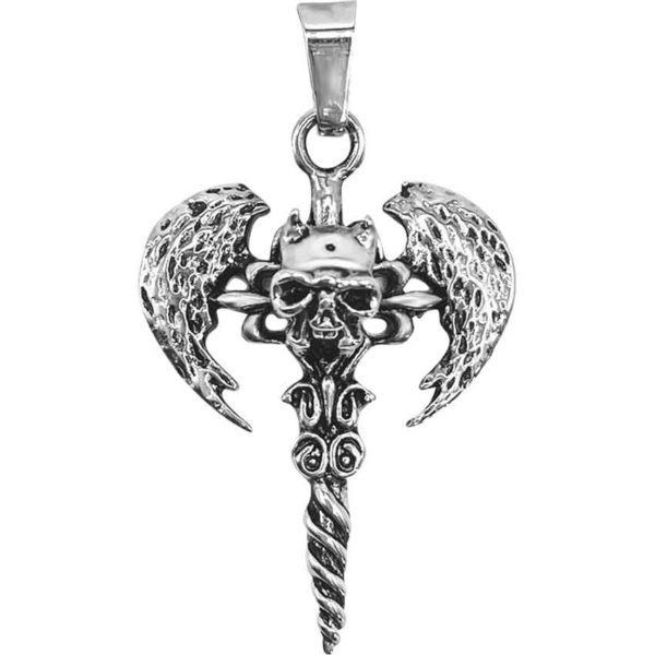 Winged Skull Pendant