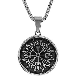 Viking Sun Vegvisir Necklace