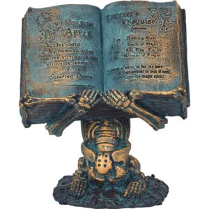 Skeletons Spell Book Statue