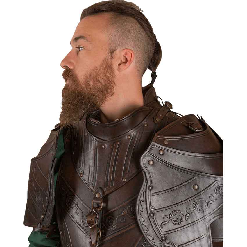 Larp Armour Studded Gorget