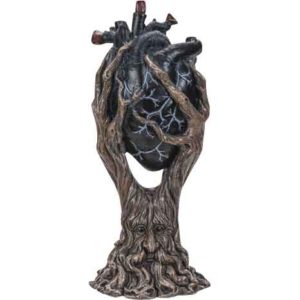 Greenman Tree with Black Heart Statue