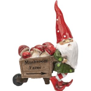 Gnome with Wheelbarrow Statue