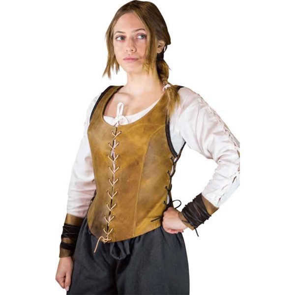 Cirilla Leather Armour Bodice