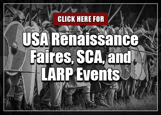 Canada Renaissance Faires, SCA, and LARP Events - Medieval Collectibles