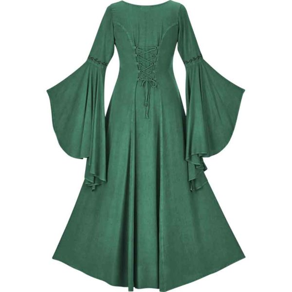 Arianrhod Dress - Green Jade