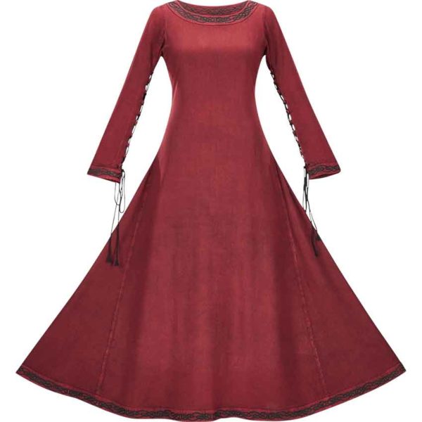 Merida Dress - Burgundy Wine