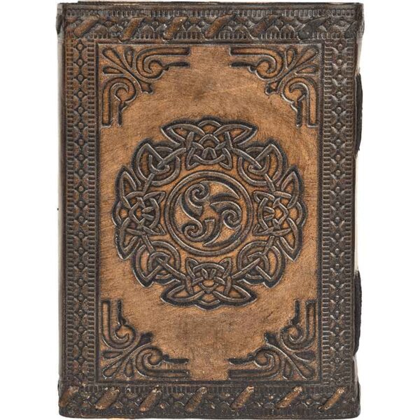 Tree of Life Leather Journal with Snap Closure