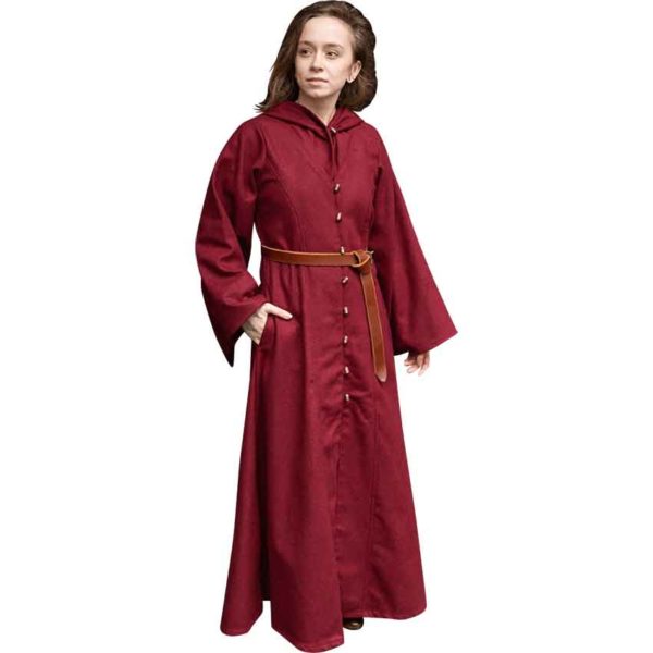 Tuala Womens Wool Medieval Coat