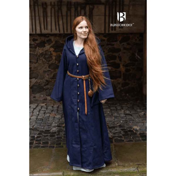 Tuala Womens Wool Medieval Coat