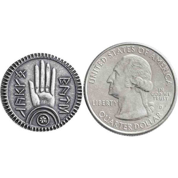 White Hand of Saruman Silver Coin