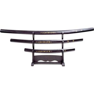 Inscribed Samurai Shirasaya Sword Set