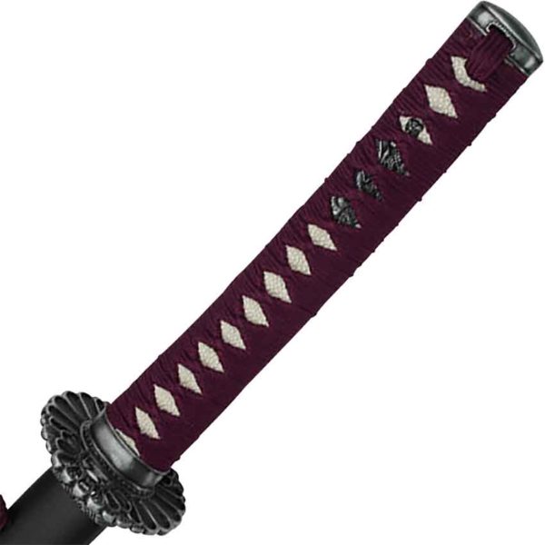 Purple Hilt Open Scabbard Samurai Sword