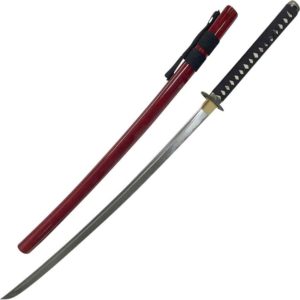 Red Dragon Tsuba Katana