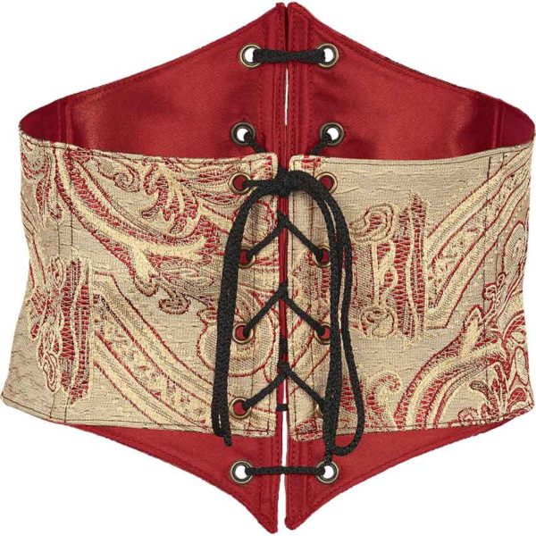 Scrolled Brocade Waist Cincher - Limited Edition