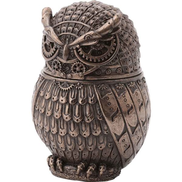 Steampunk Owl Trinket Box