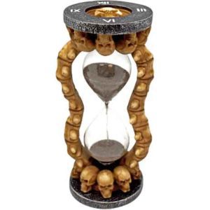 Skull and Spine Sand Timer