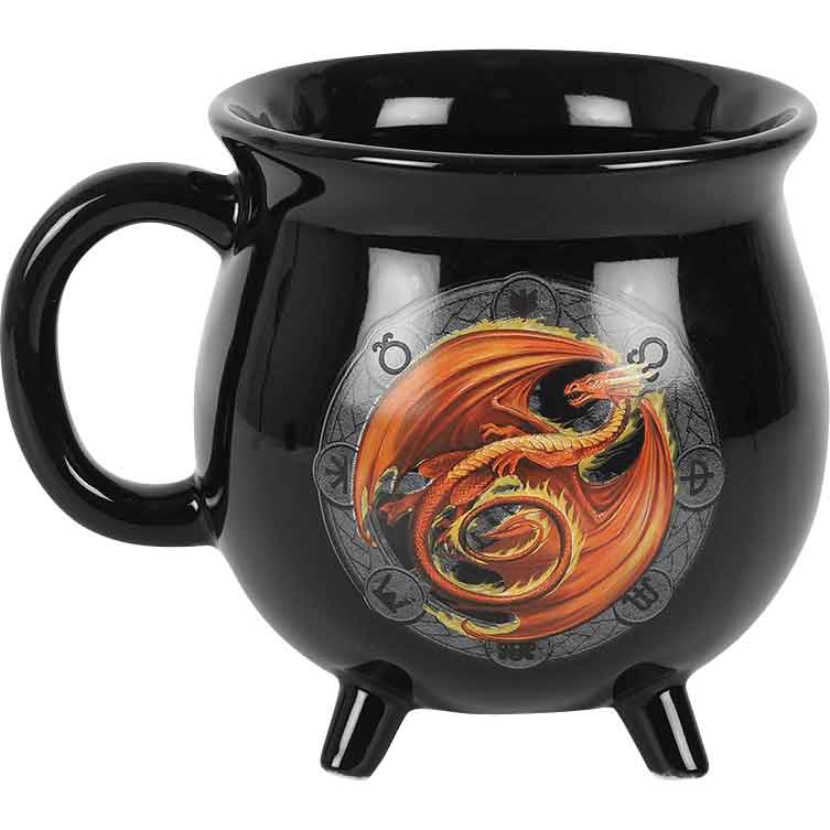 Beltane Cauldron Dragon Mug