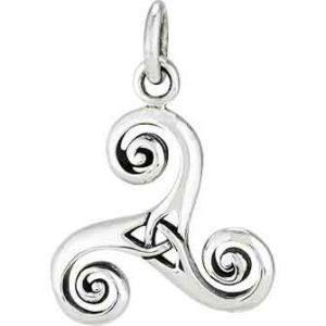 Silver Celtic Triskelion Pendant