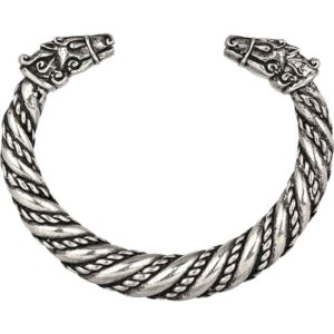 Large Sleipnir Viking Bracelet - Pewter