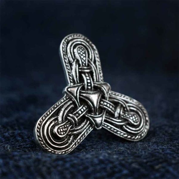 Borre Viking Trefoil Brooch - Pewter