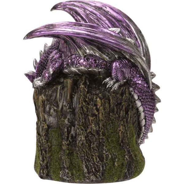 Purple Dragon Crystal Incense Burner