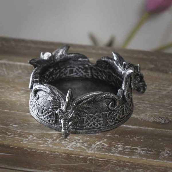 Horned Dragon Celtic Ashtray