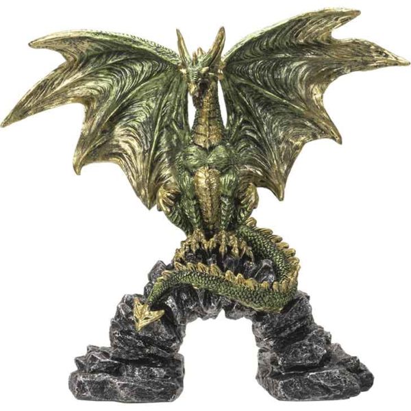 Perched Dragon Fantasy Statue