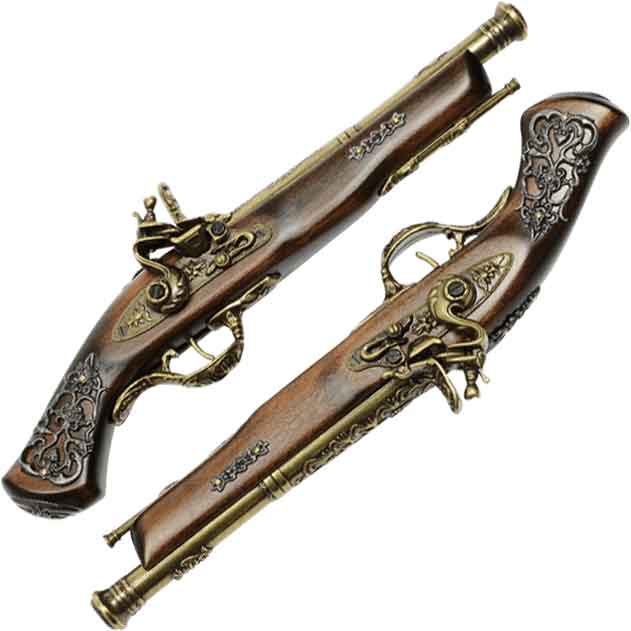 Pirate Costumes Accessories, Steampunk Flintlock Pistol