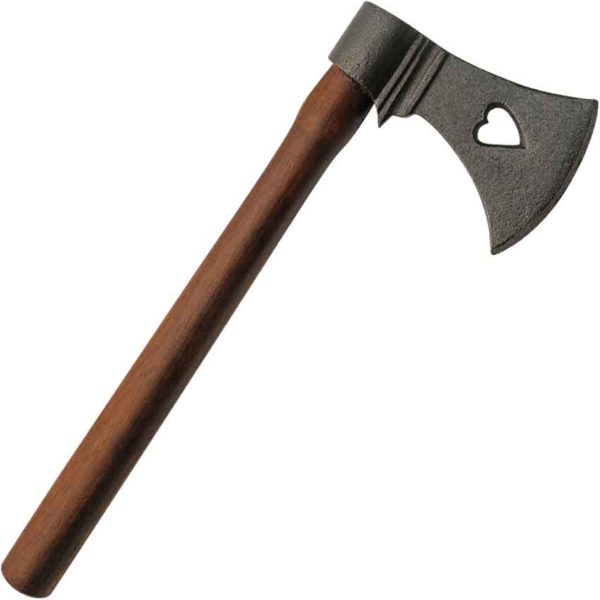 Heart Cutout Medieval Axe