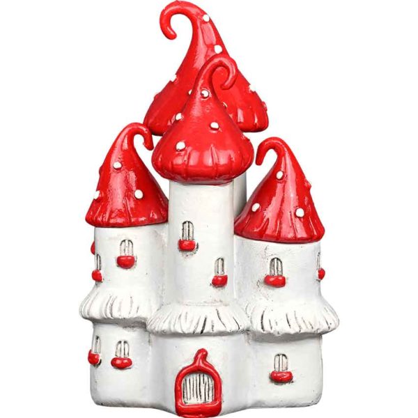 Red Mushroom Fairy Garden Castle