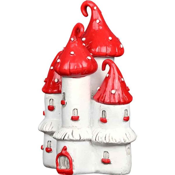 Red Mushroom Fairy Garden Castle