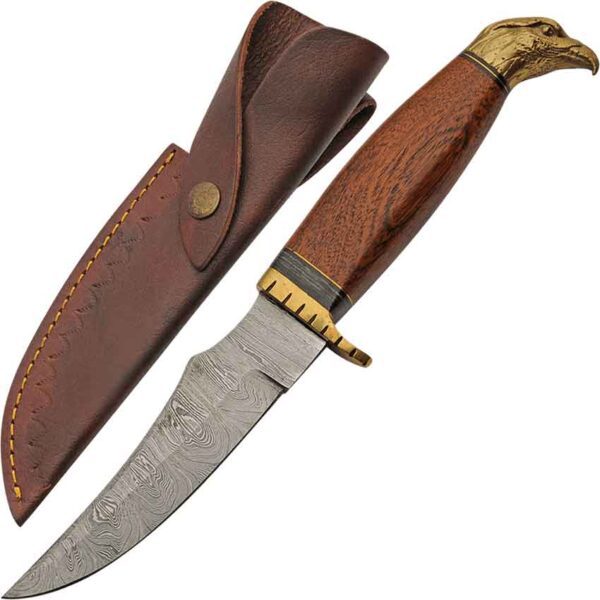 Brass Eagle Hunter Knife